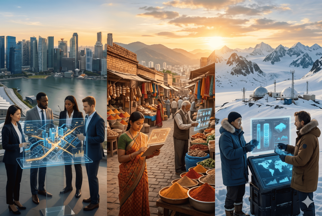 collaboration of AI from different locations